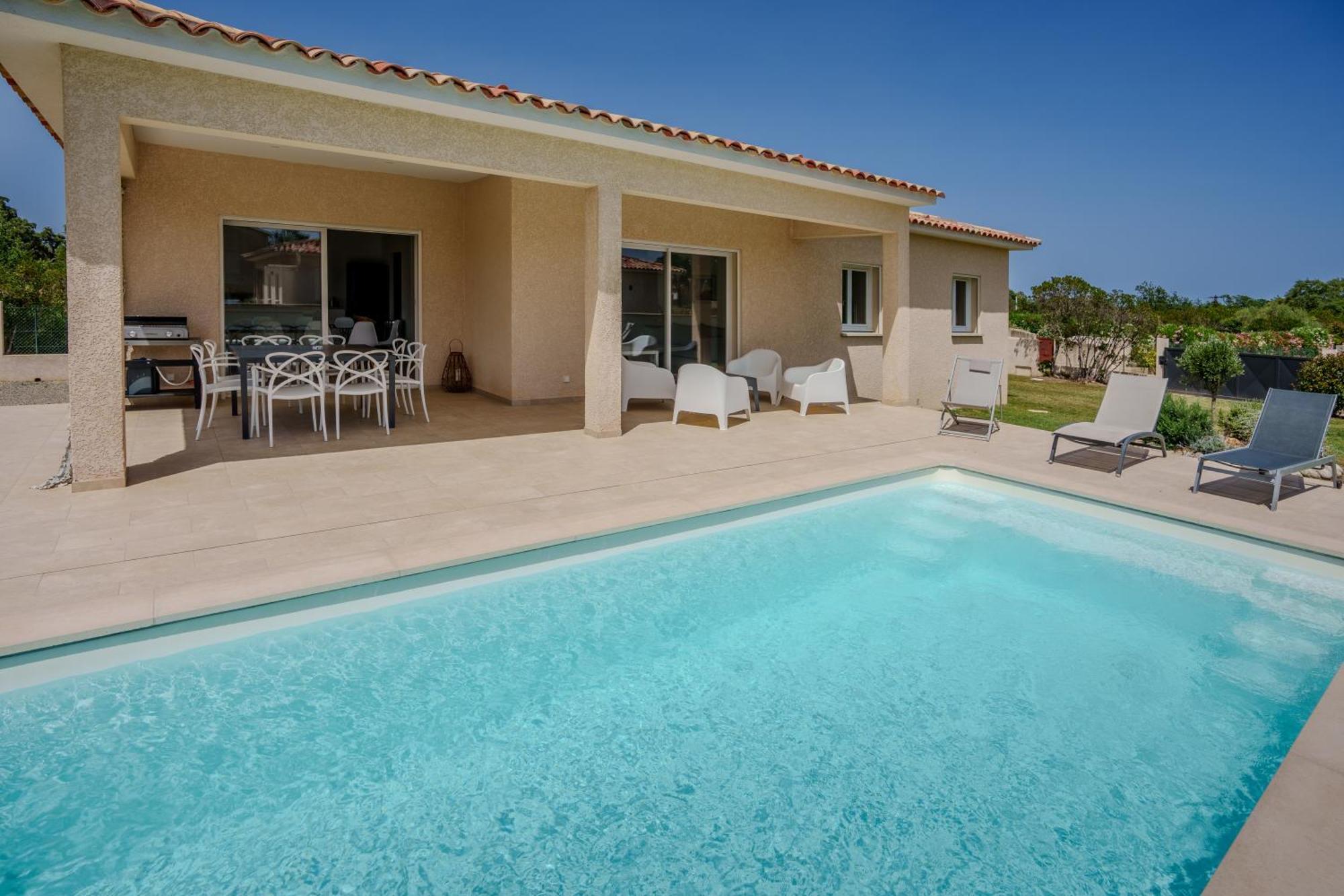 Villa Clara Piscine Chauffee Prunelli-di-Fiumorbo Dış mekan fotoğraf